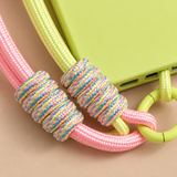 Marlowe Matte Gradient iPhone Duo Case With Rope Strap