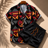 Riviera Tile Print Shirt Set