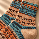 Nordic Knit Cushioned Crew Socks