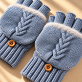 Serafina Cable-Knit Fingerless Gloves