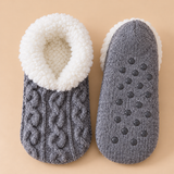 Rosalind Plush Knit Slipper Socks