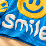Willa Smiley-Motif Crew-Neck Knit Jumper