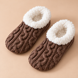 Rosalind Plush Knit Slipper Socks