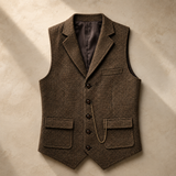 Herringbone Tailored Vest