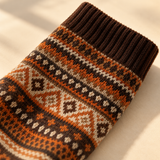 Soledad Fair Isle Crew Socks