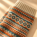 Soledad Fair Isle Crew Socks