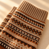 Soledad Fair Isle Crew Socks