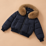 Calista Faux-Fur Hooded Puffer Jacket