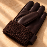 Bianca Faux-Leather Shearling Gloves