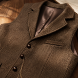 Herringbone Tailored Vest