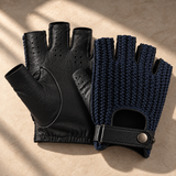 Tavero Woven Fingerless Driving Gloves
