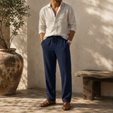 Como Linen Blend Trousers