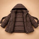 Greta Belted Hooded Puffer Jacket