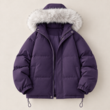 Serena Fur-Trimmed Puffer Jacket