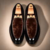 Roma Lucido Glitter Patent Loafers