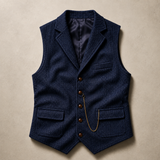 Herringbone Tailored Vest