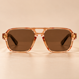 Fenwick Acetate-Look Aviator-Style Sunglasses