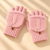 Serafina Cable-Knit Fingerless Gloves
