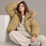 Serena Fur-Trimmed Puffer Jacket