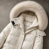 Cortina Fur Hood Puffer Coat