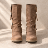Brescia Zip Leather Boots