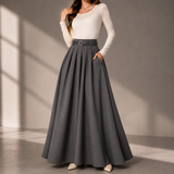 Lucia Pleated Maxi Skirt