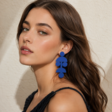 Aria Sculpted Drop Earrings