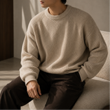 Rocco Fine-Rib Crewneck