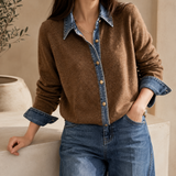 Modena Denim Trim Cardigan
