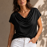 Isadora Soft Cowl Blouse
