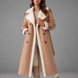 Ravella Shearling-Lined Coat