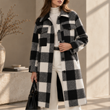 Aveline Plaid Shirt Coat