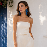 Aria Sculpted Drop Earrings