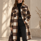 Aveline Plaid Shirt Coat