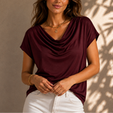 Isadora Soft Cowl Blouse