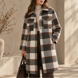Aveline Plaid Shirt Coat