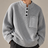 Lucien Button Neck Pullover