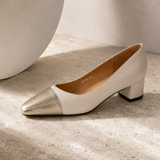 Camilla Two-Tone Court Shoes