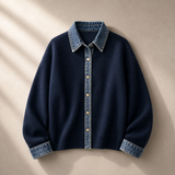 Modena Denim Trim Cardigan