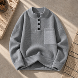 Lucien Button Neck Pullover