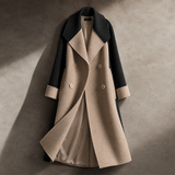 Claudia Contrast Panel Coat