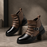 Matteo Dual-Tone Ankle Boots