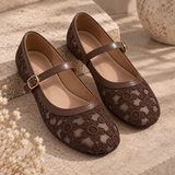 Firenze Floral Lace Mary Janes
