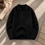 Lucien Button Neck Pullover