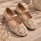 Firenze Floral Lace Mary Janes