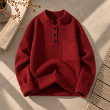 Lucien Button Neck Pullover