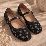 Firenze Floral Lace Mary Janes