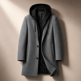 Alessandro Hooded Wool Coat