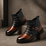 Matteo Dual-Tone Ankle Boots