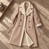Ravella Shearling-Lined Coat